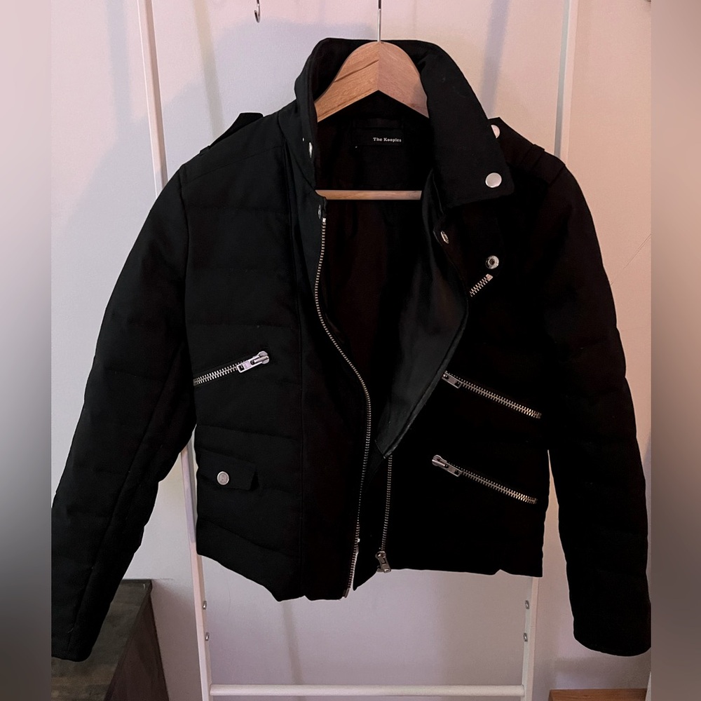 The Kooples Women’s Down Moto Jacket
